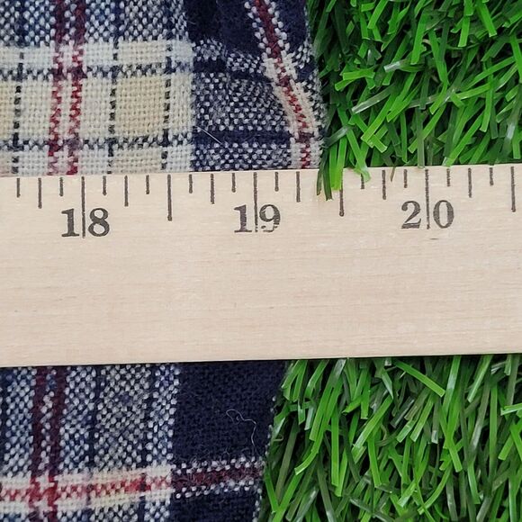 Vintage Northwest-Territory Tartan Plaid Button Shirt Small 19x27 80s 90s - Picture 7 of 10